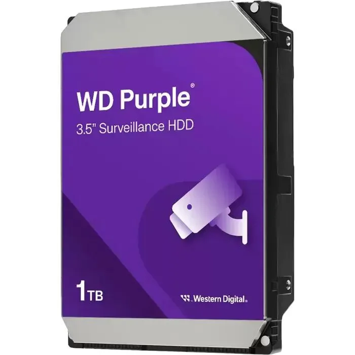 Hard disk WD Purple (3.5", 1TB, SATA3 6Gb/s, 64MB Cache, 5400rpm)