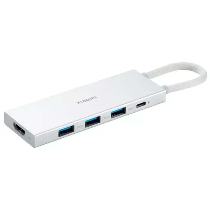 USB Hub Xiaomi 57780, 1xUSB-C PD, 3xUSB-A, 1xHDMI, bijeli