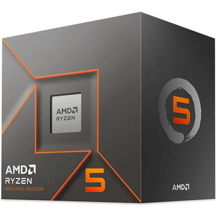 Procesor AMD Ryzen 5 8400F (6C/12T, up to 4.7GHz, 16MB, AM5), 100-100001591BOX